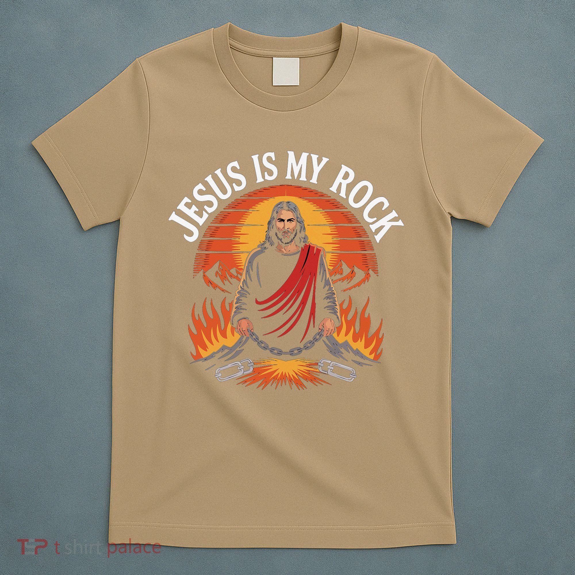 Jesus Is My Rock Biblical Faith T-Shirt