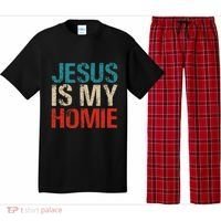 Jesus Is My Homie Pajama Set thumb 0