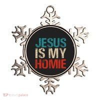 Jesus Is My Homie Ornament thumb 0