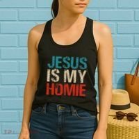 Jesus Is My Homie Women's Tank Top thumb 2