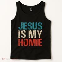 Jesus Is My Homie Tank Top thumb 2