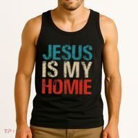 Jesus Is My Homie Tank Top thumb 3