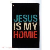 Jesus Is My Homie Golf Towel thumb 0