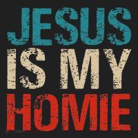 Jesus Is My Homie Golf Towel thumb 3