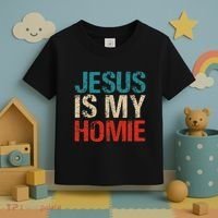 Jesus Is My Homie Toddler T-Shirt thumb 3