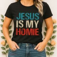 Jesus Is My Homie Women's T-Shirt thumb 2