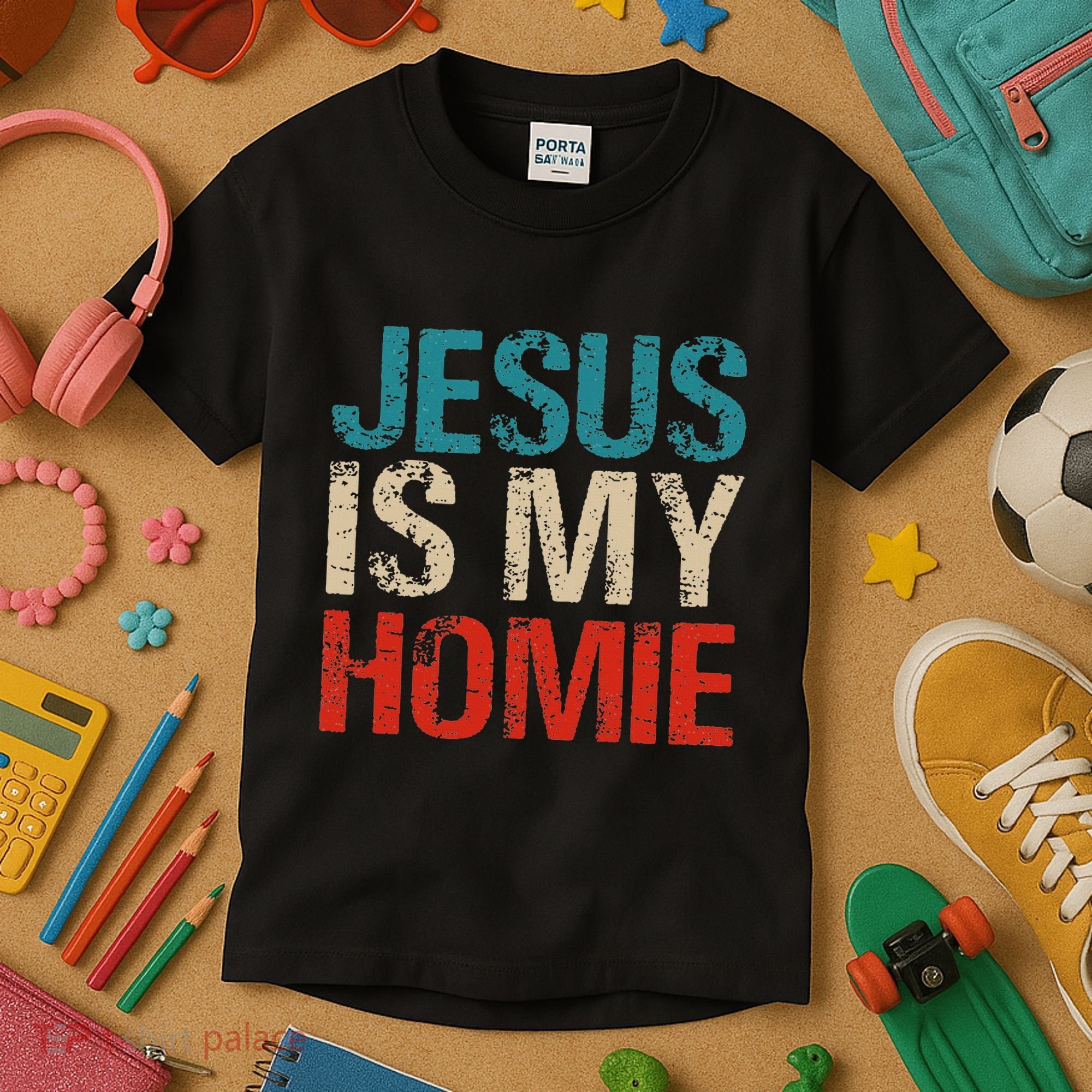 Jesus Is My Homie Kids T-Shirt