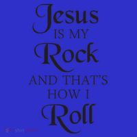 Jesus Is My Rock And Thats How I Roll Christ Size Coaster thumb 2