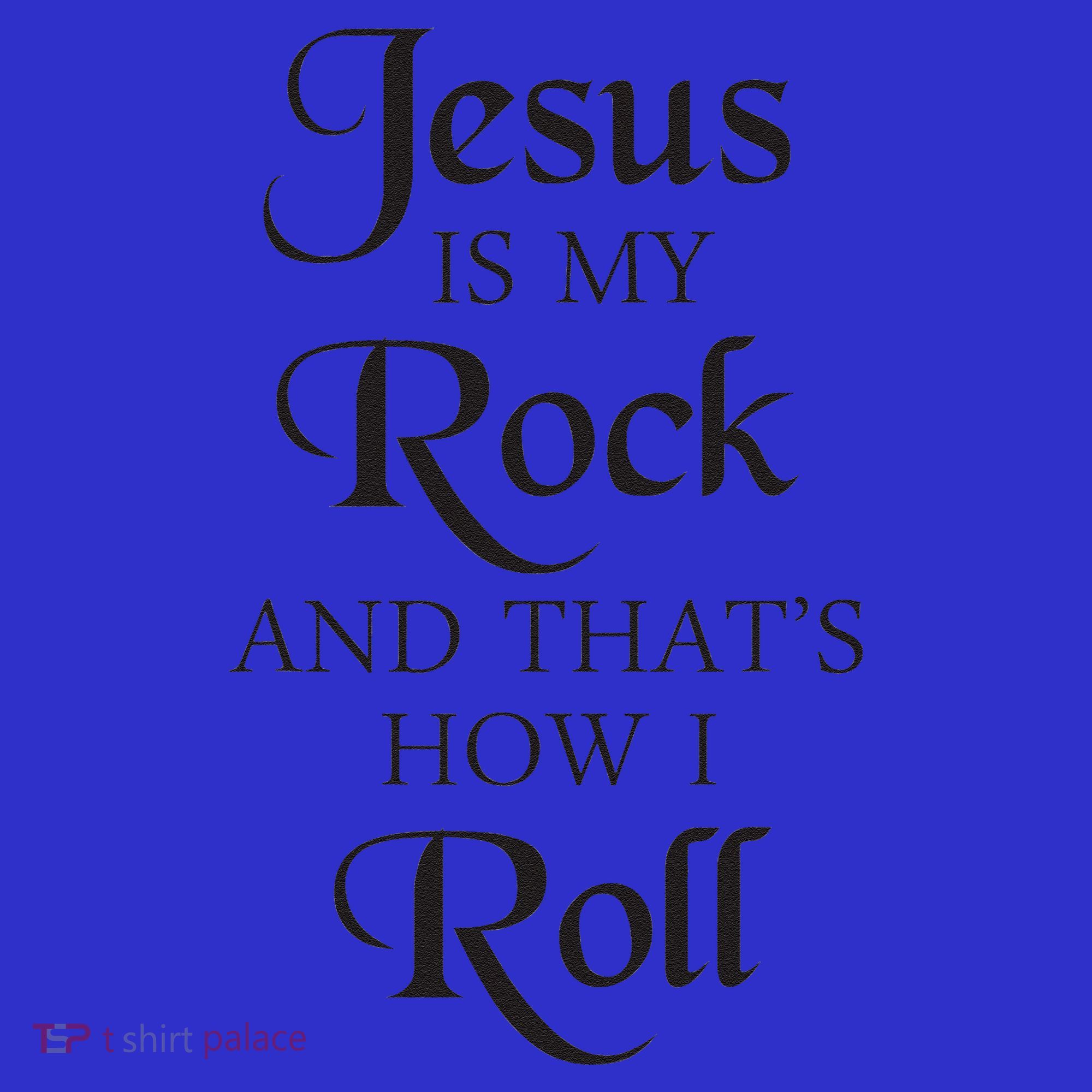 Jesus Is My Rock And Thats How I Roll Christ Size Mousepad