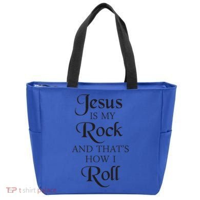 Jesus Is My Rock And Thats How I Roll Christ Size Bag