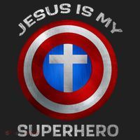 Jesus Is My Superhero Faith Shield Tumbler thumb 3