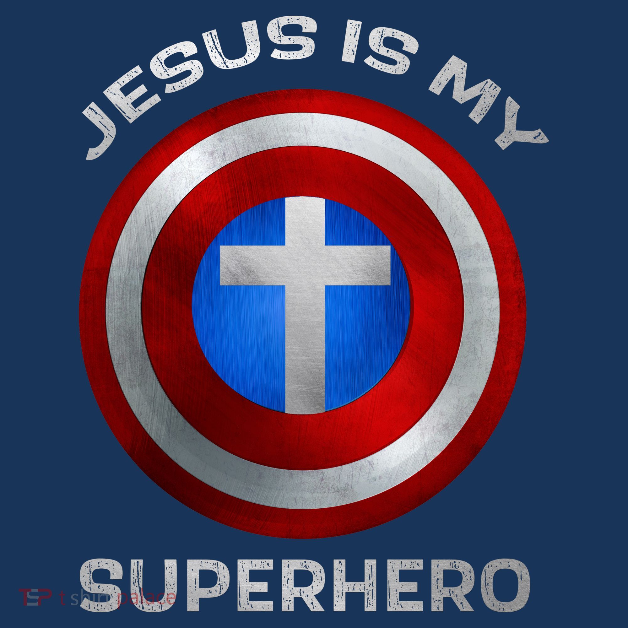 Jesus Is My Superhero Faith Shield Beanie