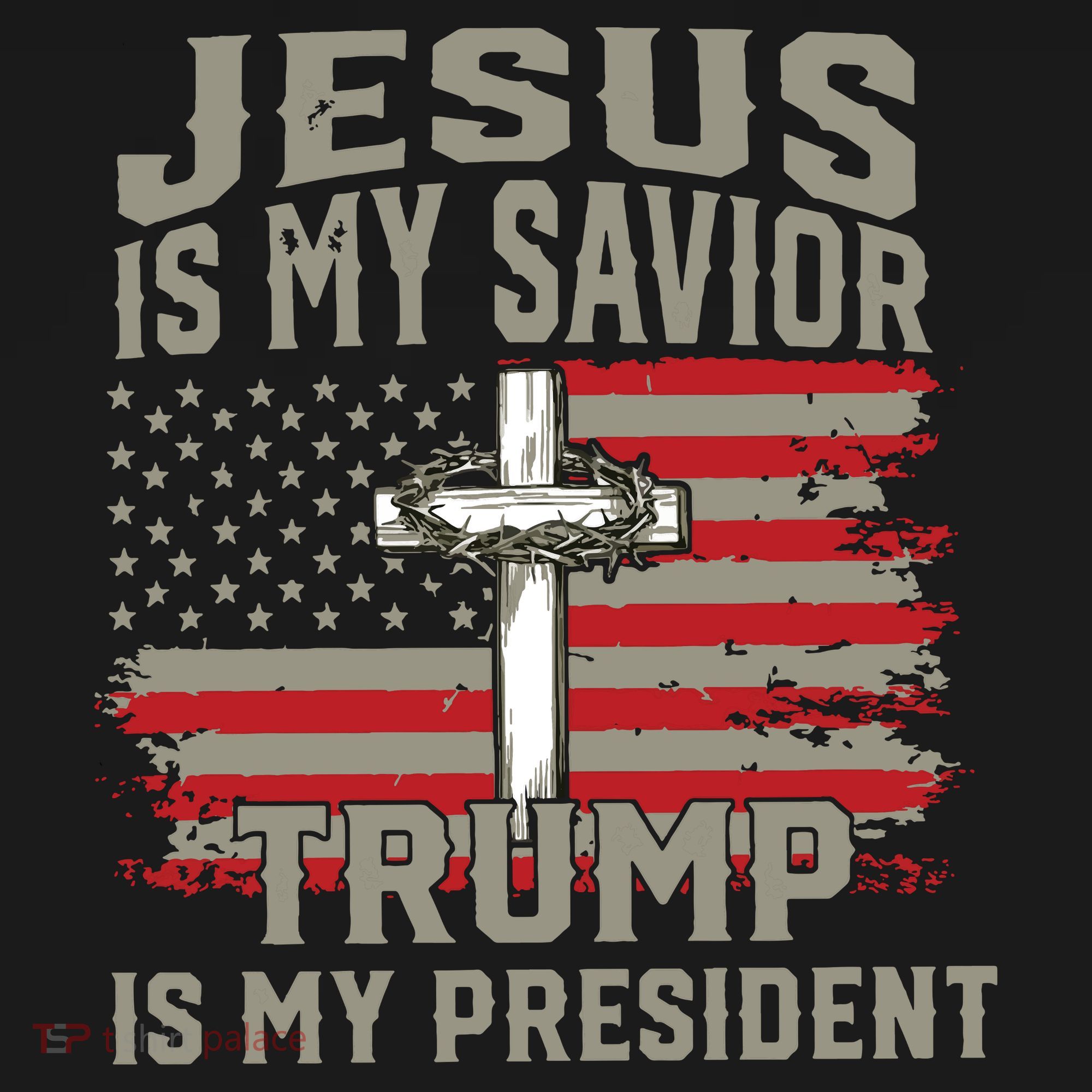 Jesus Is My Savior Trump Is My President Mousepad