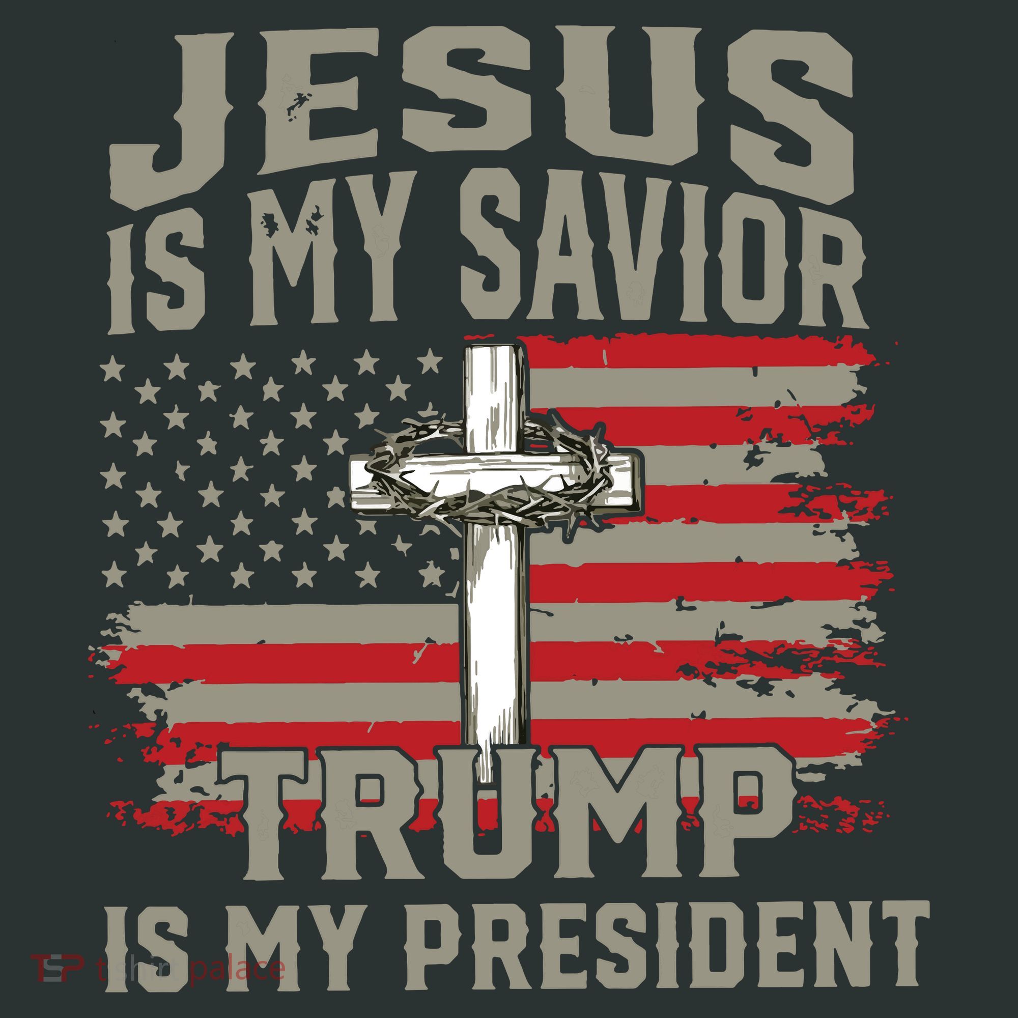 Jesus Is My Savior Trump Is My President Infant Baby Jersey Bodysuit