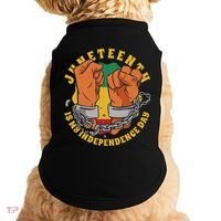 Juneteenth Is My Independence Day Black Pride Doggie Tank thumb 0