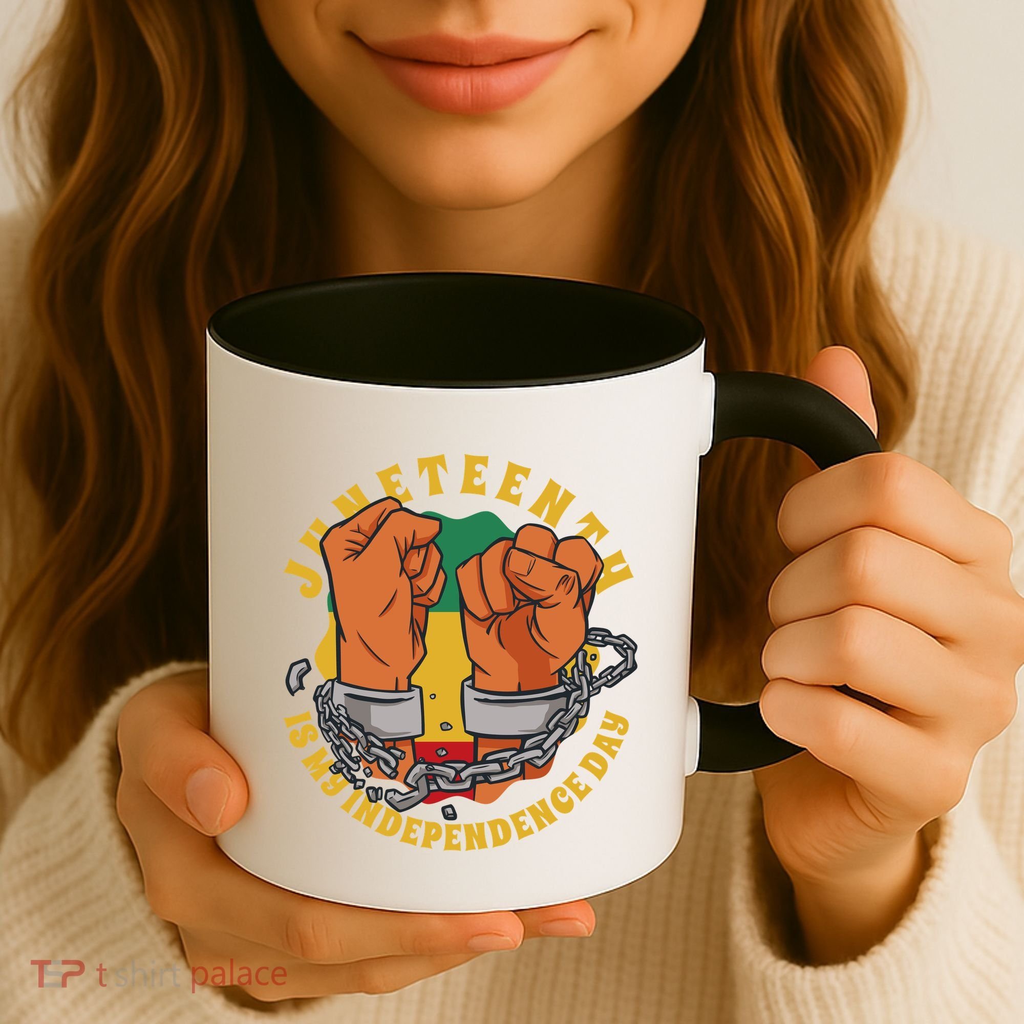 Juneteenth Is My Independence Day Black Pride Coffee Mug