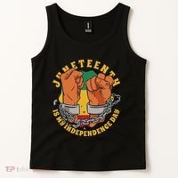 Juneteenth Is My Independence Day Black Pride Tank Top thumb 2