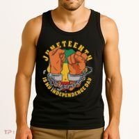 Juneteenth Is My Independence Day Black Pride Tank Top thumb 3