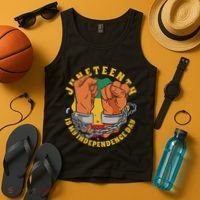 Juneteenth Is My Independence Day Black Pride Tank Top thumb 4