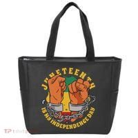 Juneteenth Is My Independence Day Black Pride Tote Bag thumb 0
