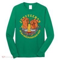 Juneteenth Is My Independence Day Black Pride Long Sleeve Shirt thumb 0