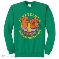 Juneteenth Is My Independence Day Black Pride Sweatshirt thumb 0