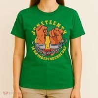 Juneteenth Is My Independence Day Black Pride T-Shirt thumb 4