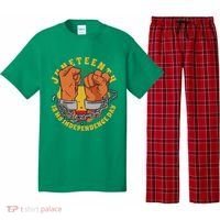 Juneteenth Is My Independence Day Black Pride Pajama Set thumb 0