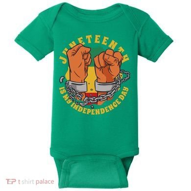 Juneteenth Is My Independence Day Black Pride Baby Bodysuit