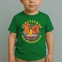 Juneteenth Is My Independence Day Black Pride Toddler T-Shirt thumb 2