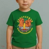 Juneteenth Is My Independence Day Black Pride Toddler T-Shirt thumb 2