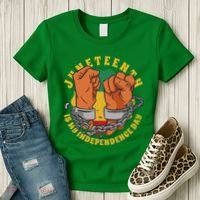 Juneteenth Is My Independence Day Black Pride Women's T-Shirt thumb 3