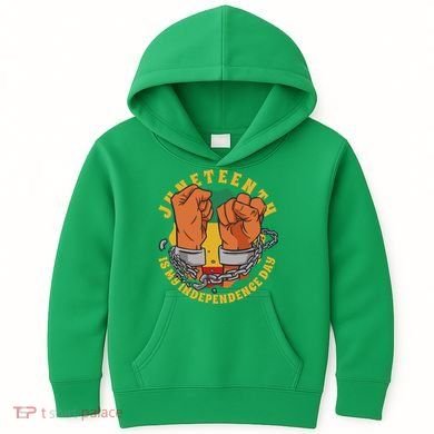 Juneteenth Is My Independence Day Black Pride Kids Hoodie