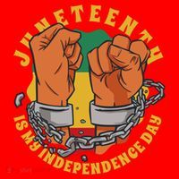 Juneteenth Is My Independence Day Black Pride Santa Hat thumb 1