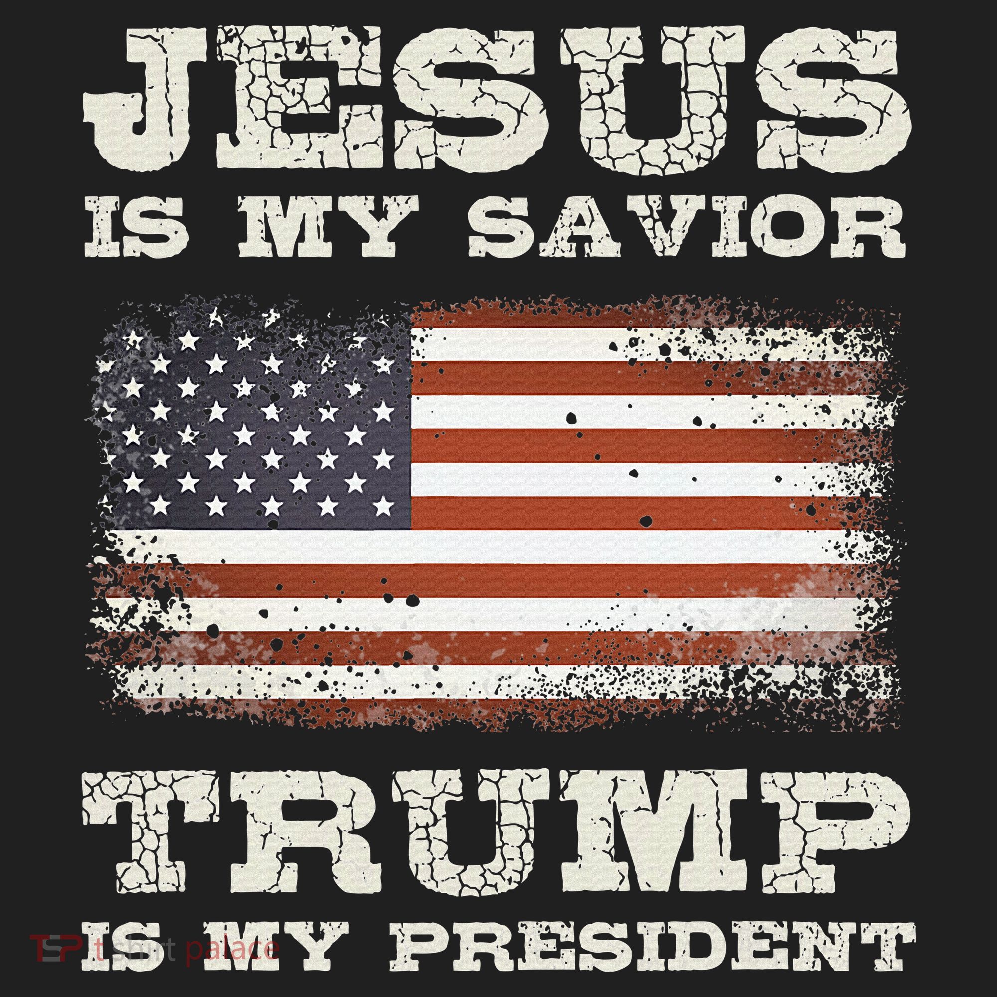 Jesus Is My Savior Trump Is My President Golf Towel