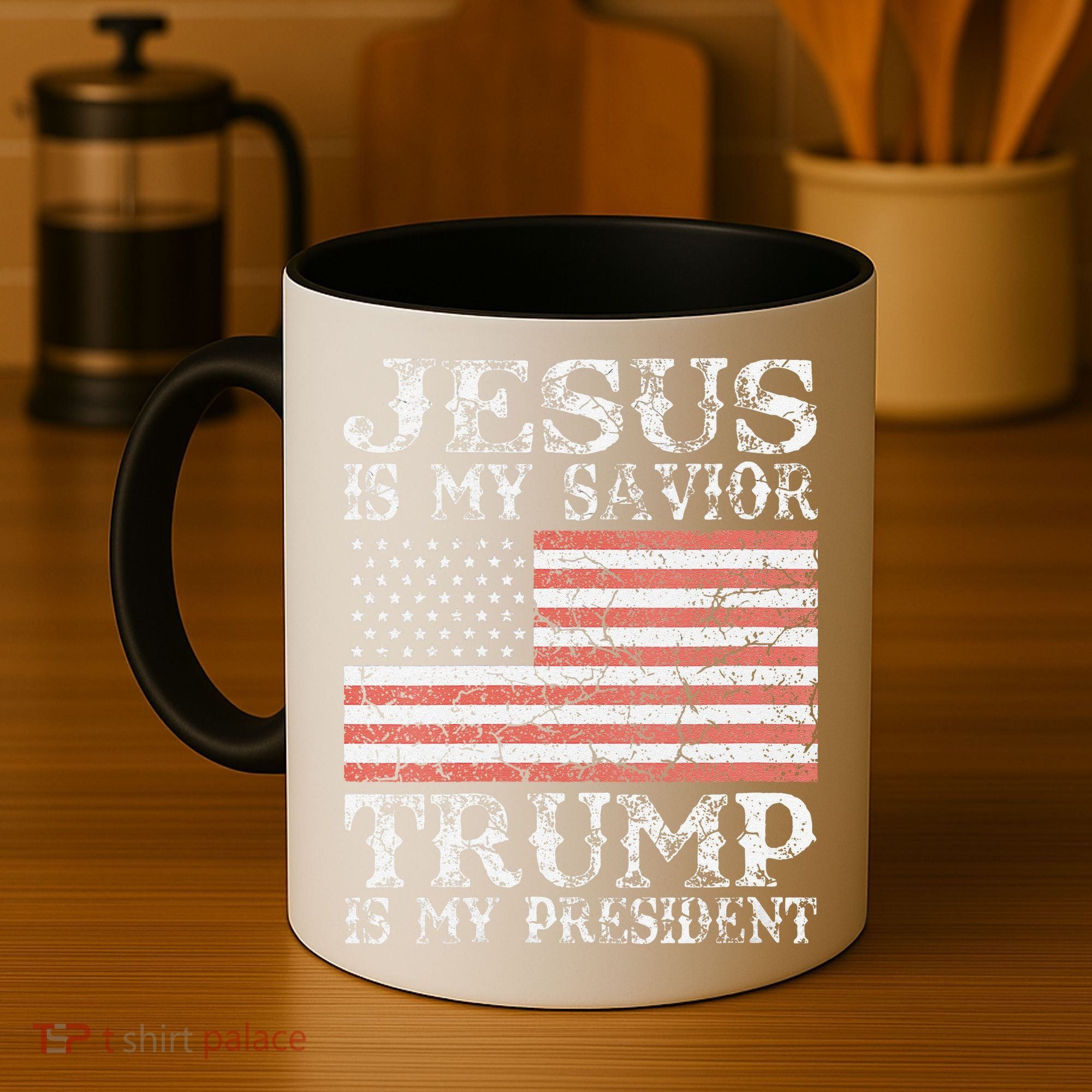 Jesus Is My Savior Trump Is My President 2020 Coffee Mug