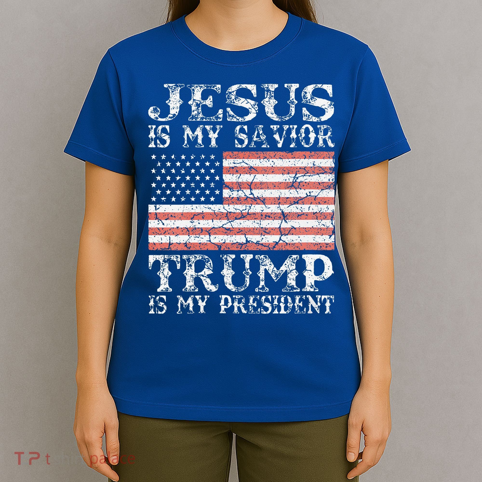Jesus Is My Savior Trump Is My President 2020 T-Shirt