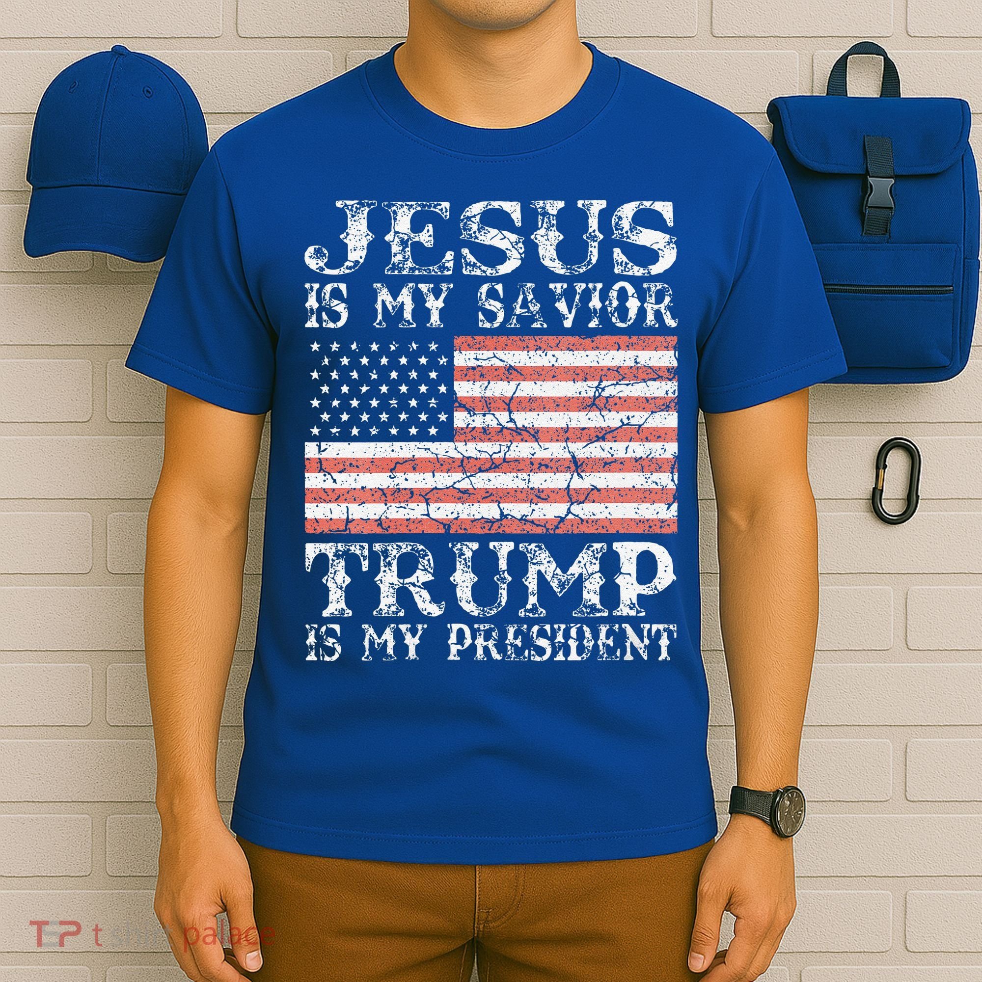 Jesus Is My Savior Trump Is My President 2020 T-Shirt