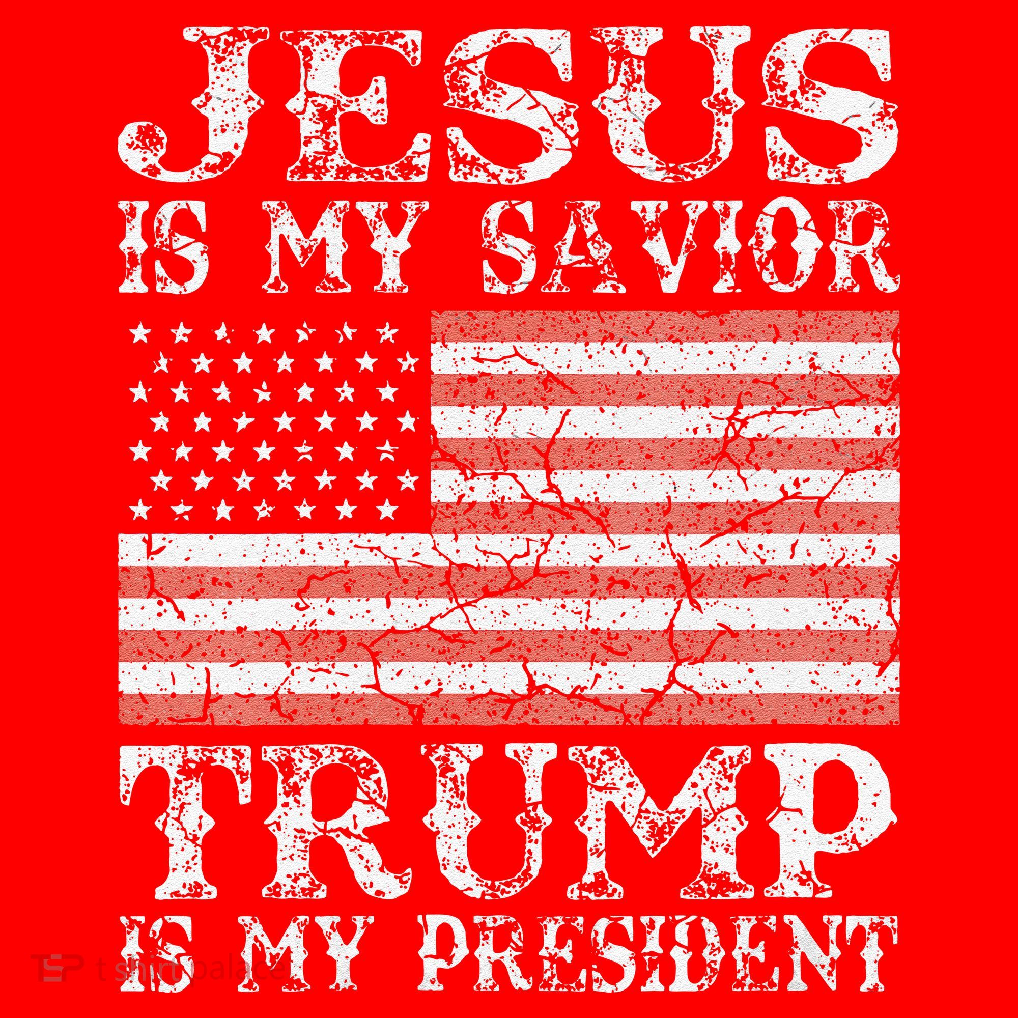 Jesus Is My Savior Trump Is My President 2020 Santa Hat