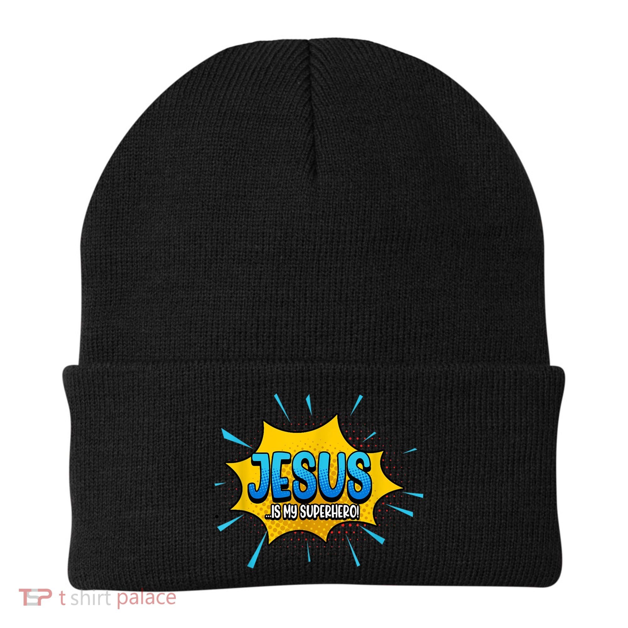 Jesus Is My Superhero God Christian Church Beanie