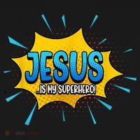 Jesus Is My Superhero God Christian Church Women's Hoodie thumb 2