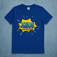 Jesus Is My Superhero God Christian Church T-Shirt thumb 5