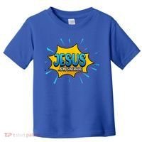Jesus Is My Superhero God Christian Church Toddler T-Shirt thumb 0