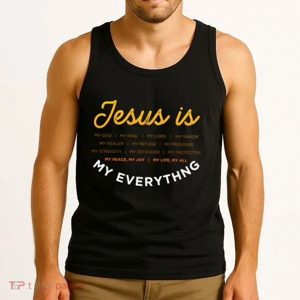 Jesus Is My God Jesus Devotee Christian Tank Top