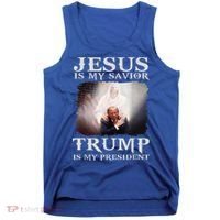 Jesus Is My Savior Trump Is My President Tank Top thumb 0