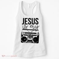 Jesus Is My-Jam Christian Music Outfit for Jesus Saviors Women's Tank Top thumb 0
