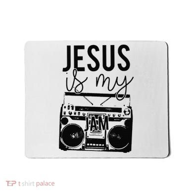 Jesus Is My Jam Christian Faith Lovers Mousepad