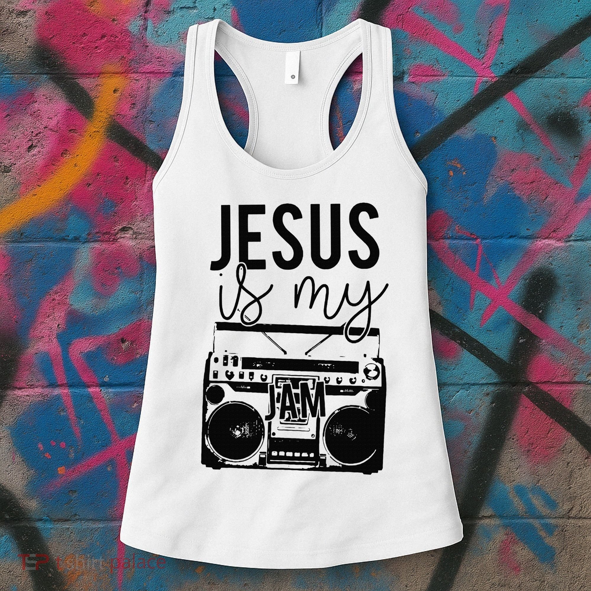 Jesus Is My Jam Christian Faith Lovers Women's Tank Top