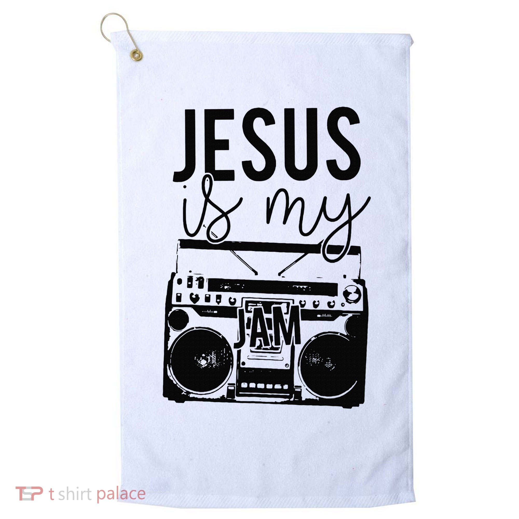 Jesus Is My Jam Christian Faith Lovers Golf Towel