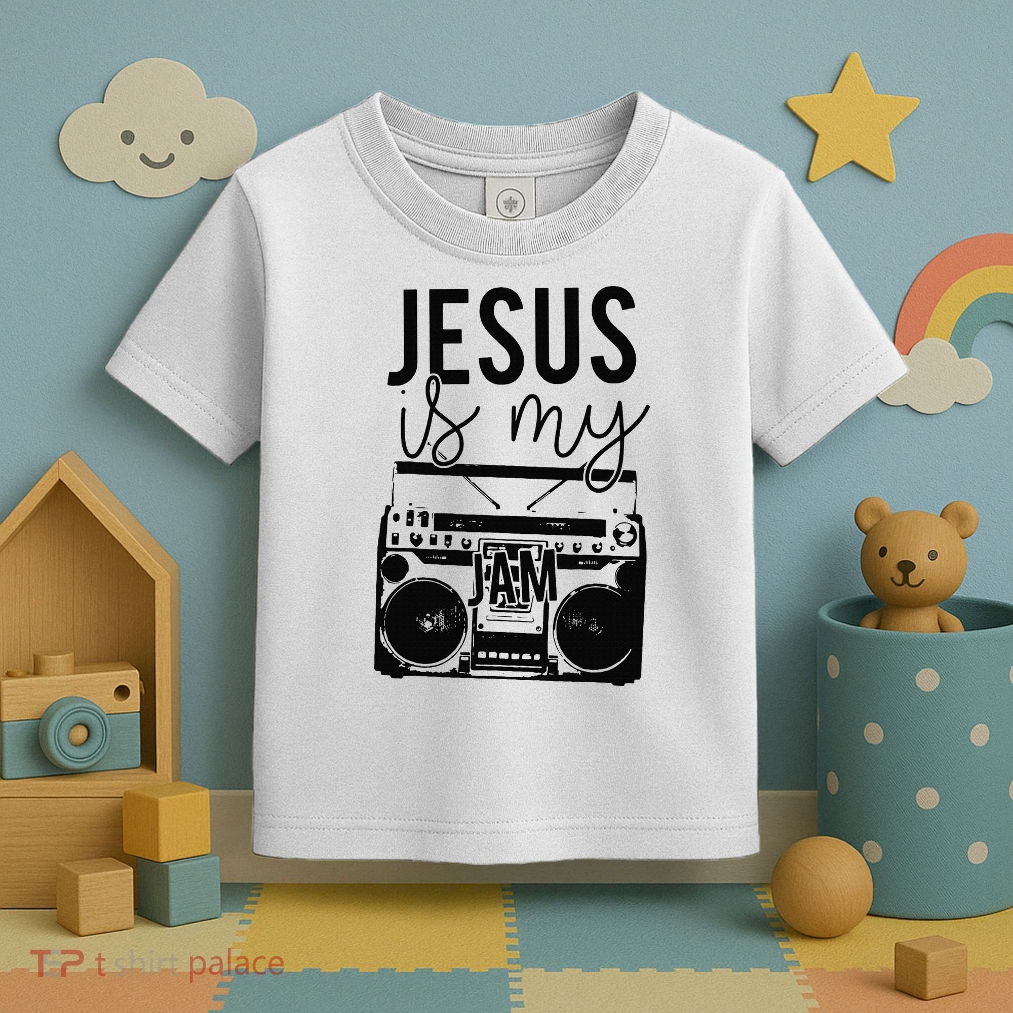 Jesus Is My Jam Christian Faith Lovers Toddler T-Shirt